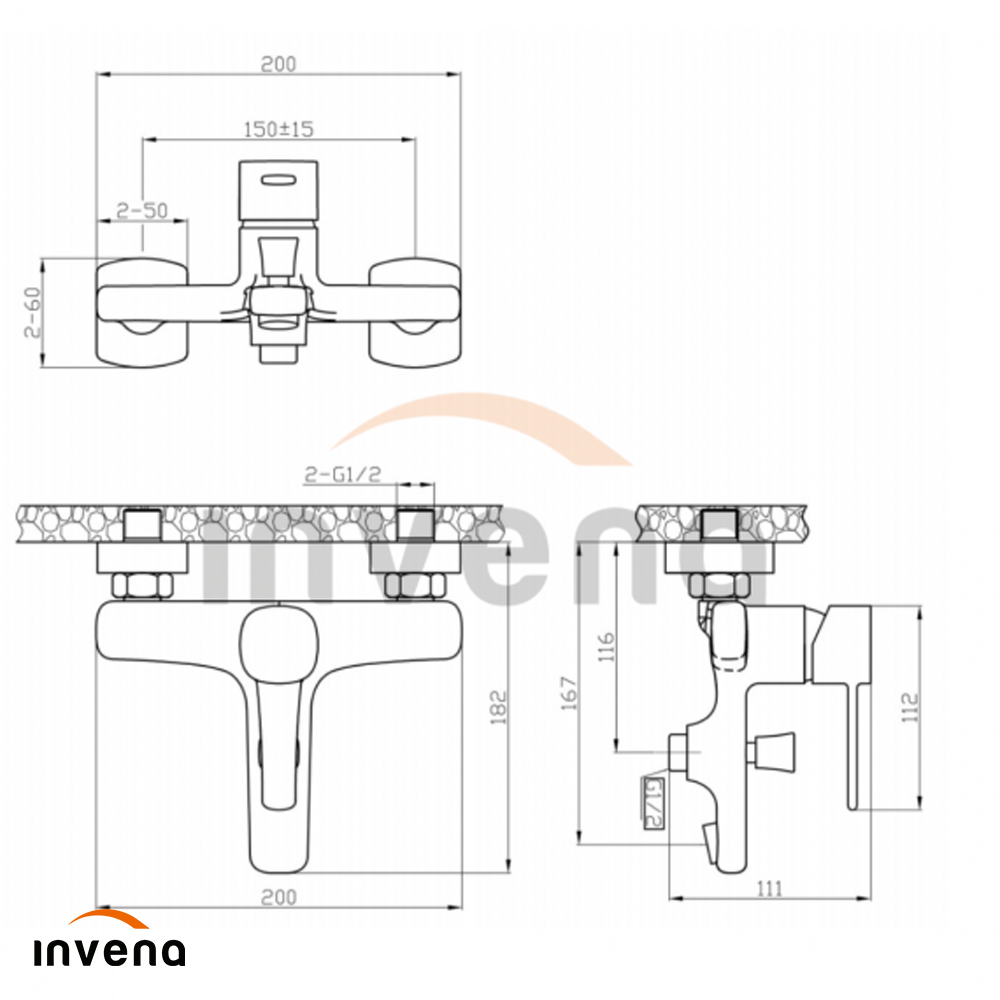 BW-02-001 BATERIA WANNOWA GLAMOUR INVENA TREND CHROM schita