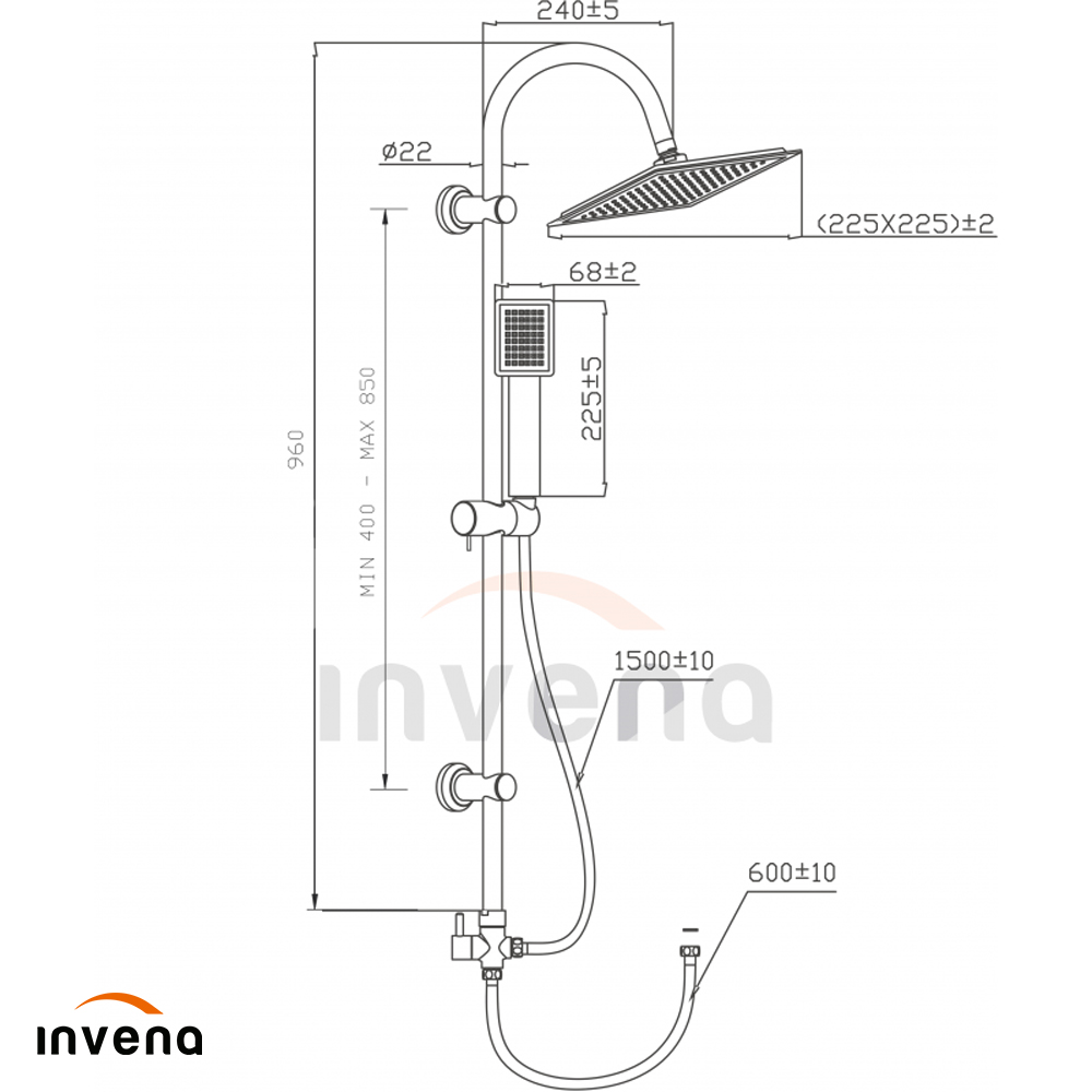 AU-30-001 SHOWRE COLUMN FLORINA schita