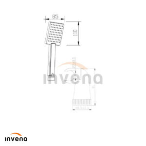 AU-31-M01 ONE-POINT SHOWER SET MINI PATRAS schita