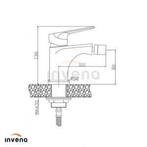 BB-19-002 BIDET MIXER DOKOS WHITE CHROME_1
