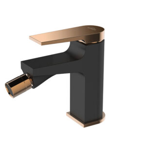 Baterie de bideu Invena MIDNIGHT negru/rose gold Baterii bideu Lavare.ro