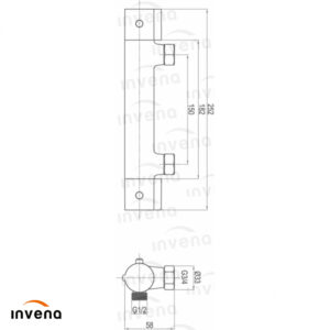 BT-00-S01 Thermostatic shower mixer tap schita