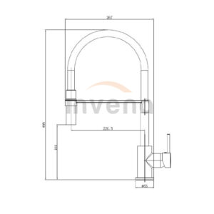 BZ-29-L03 KAMELEON SINK MIXER, Bej schita