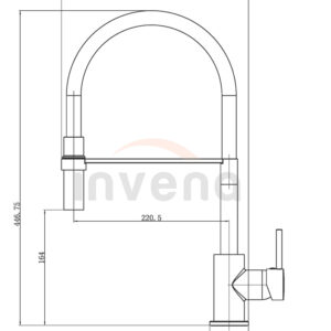 BZ-29-L04 KAMELEON SINK MIXER, BLACK sssssssshita