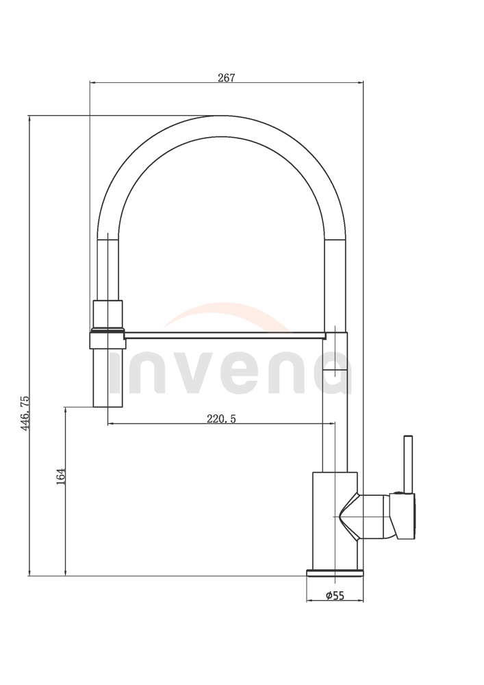 BZ-29-L04 KAMELEON SINK MIXER, BLACK sssssssshita