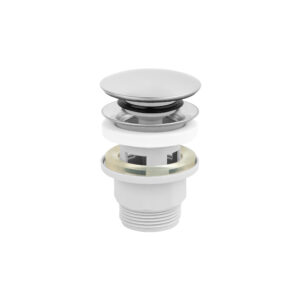 Click-Clack cu overflow Invena crom Accesorii Lavare.ro