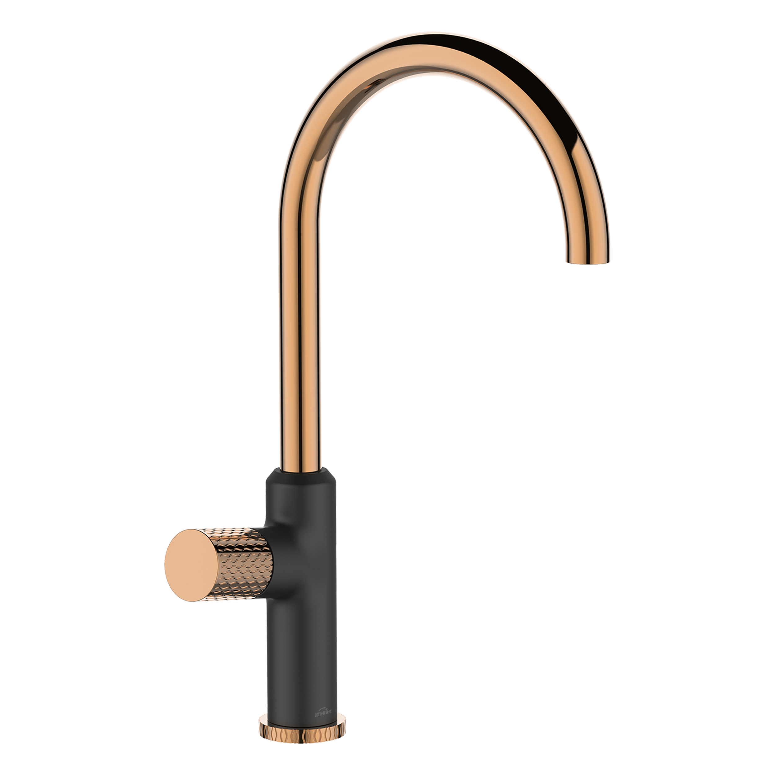 Baterie de bucătărie Invena MOONLIGHT negru cu rose gold