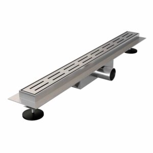 Rigolă de duș Brauer cu grilă și flanșă standard din oțel inoxidabil Small Rigole duş Lavare.ro