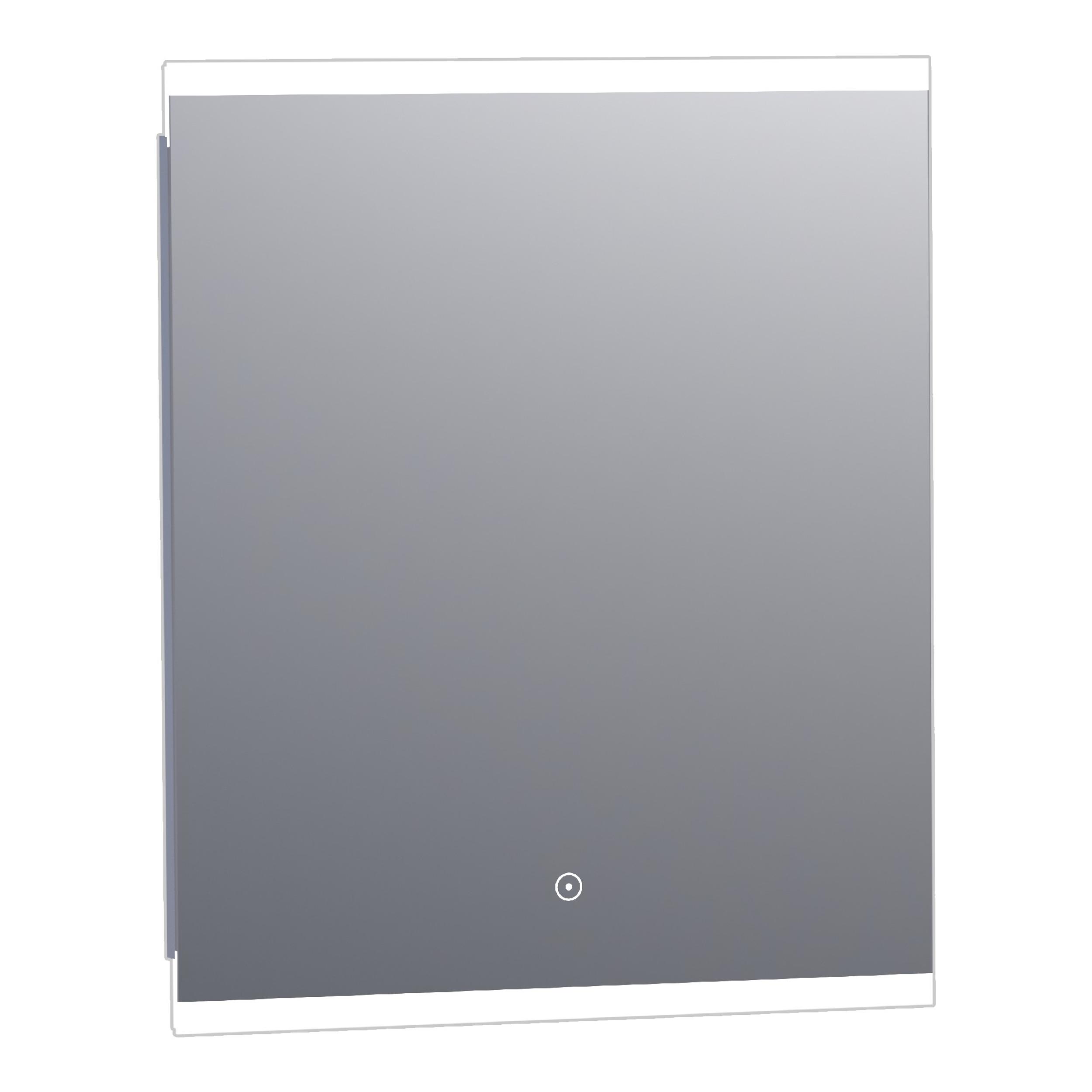 Oglindă dreptunghiulară pentru baie cu iluminare frontală și ambientală led 4000k Brauer iChoice Twinlight