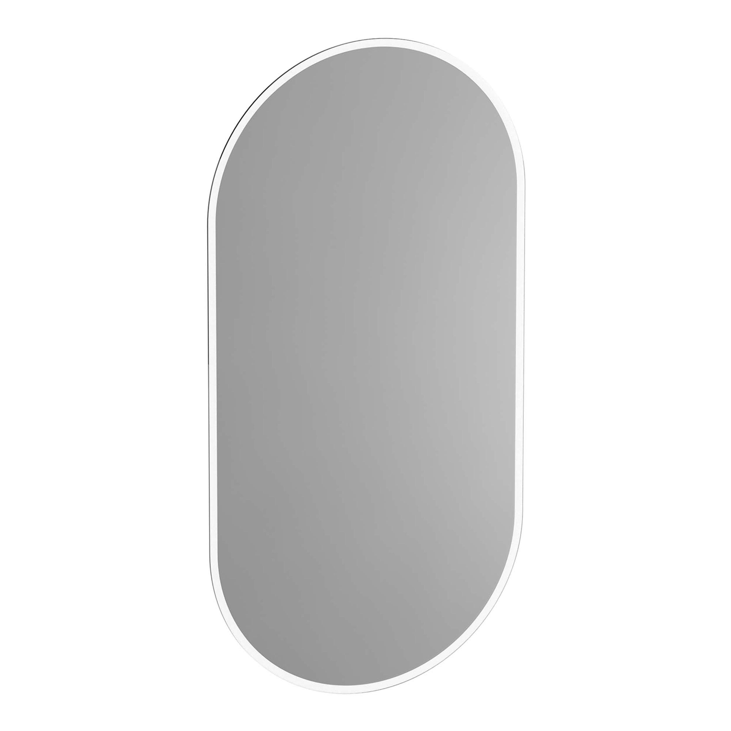 Oglindă de baie cu formă ovală și iluminare ambientală led ajustabilă Brauer iChoice Ovaal