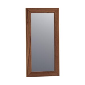 Oglindă dreptunghiulară pentru baie, cu ramă din lemn de nuc masiv, Brauer iChoice Walnut Wood Natural Walnut Oglinzi Baie Lavare.ro