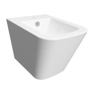 Bideu suspendat Omnires Fontana alb Vase WC și vase bideu Lavare.ro