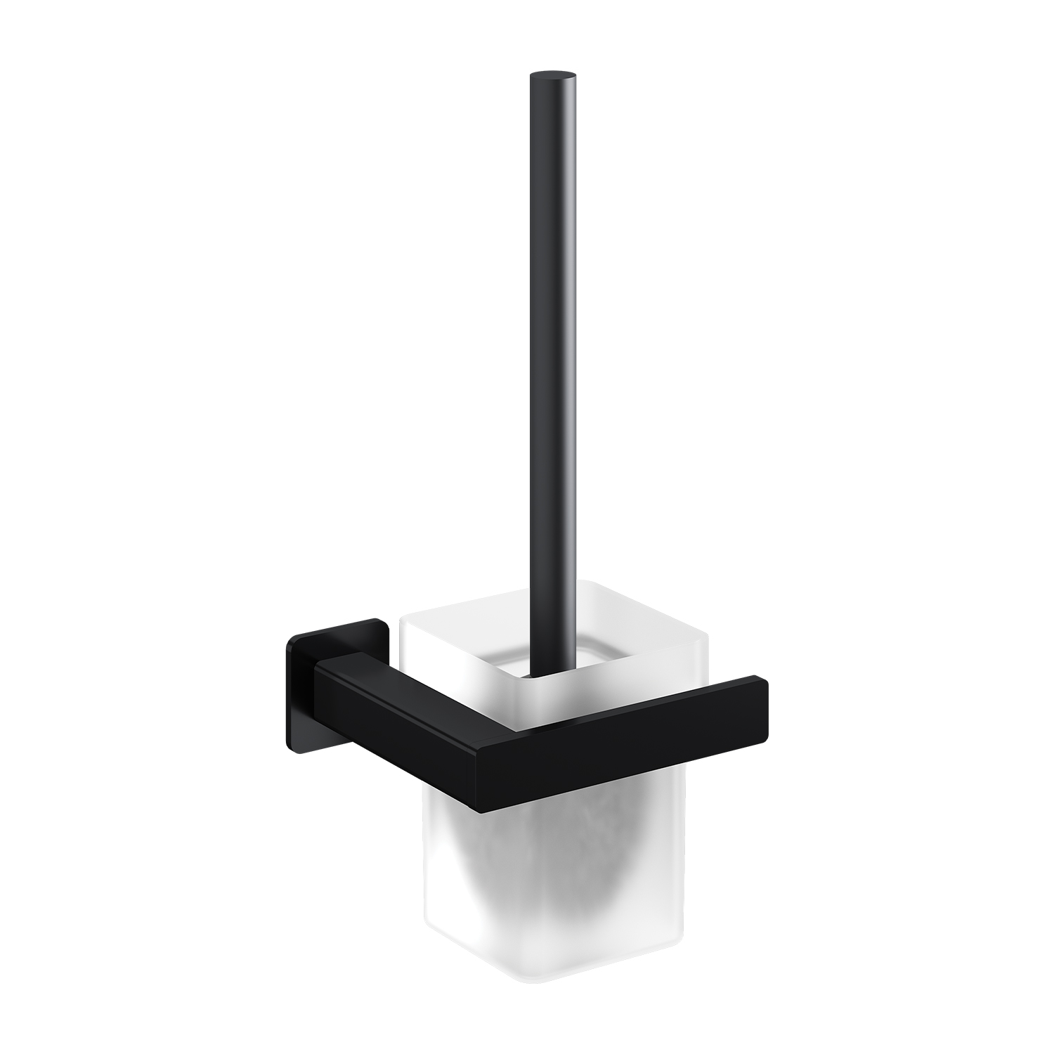 Perie WC Omnires Nelson negru mat