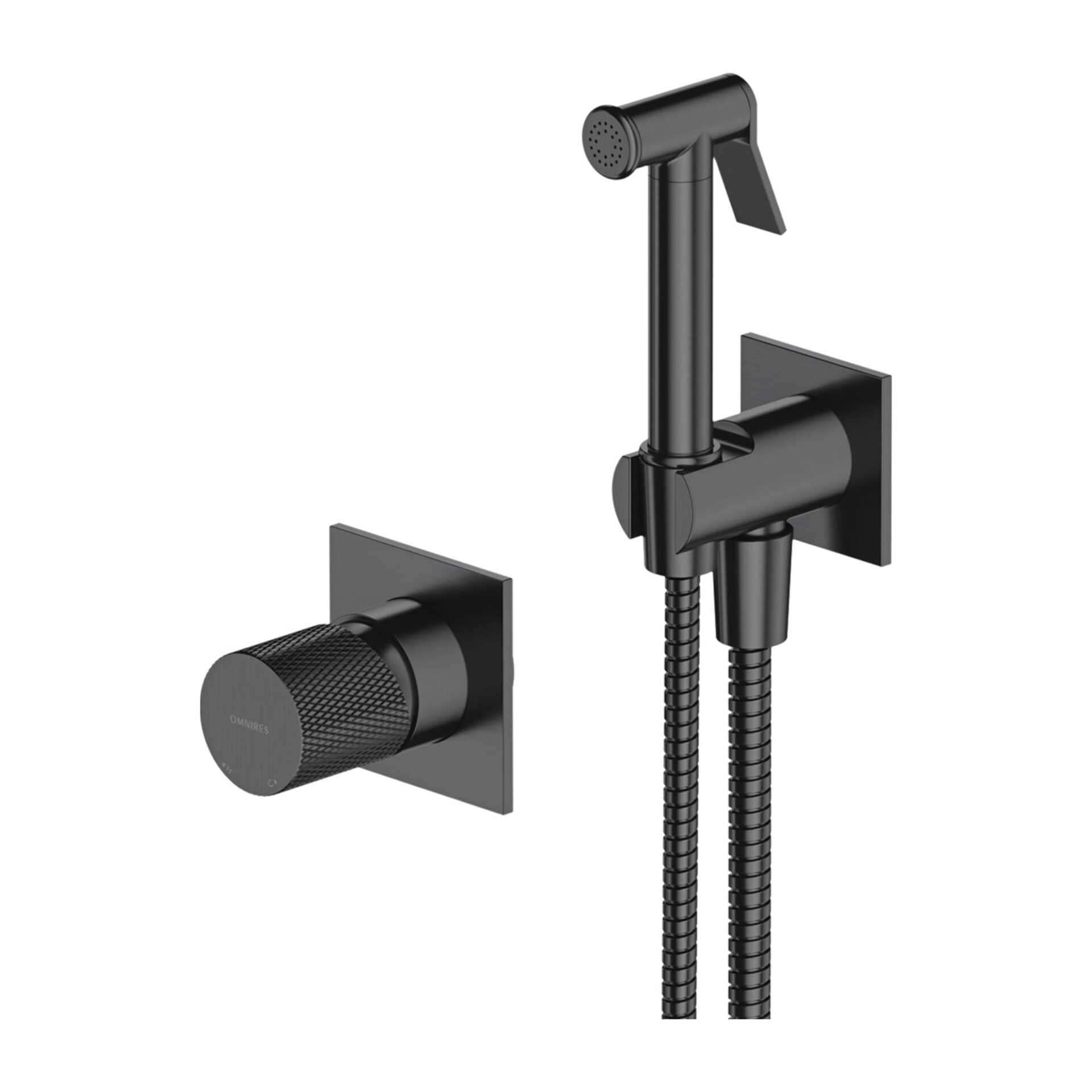 Sistem bideu pentru montaj ascuns Omnires Contour antracit