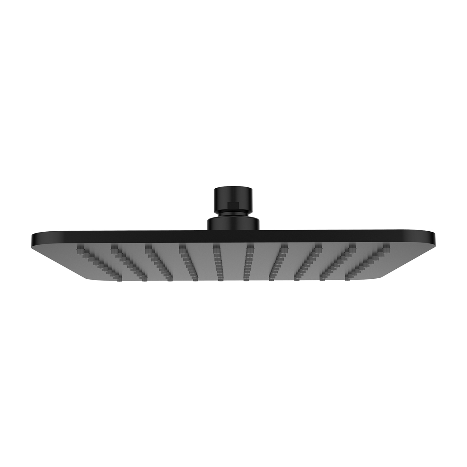 Palarie de dus patrata Omnires Slimline 200×200 mm negru mat