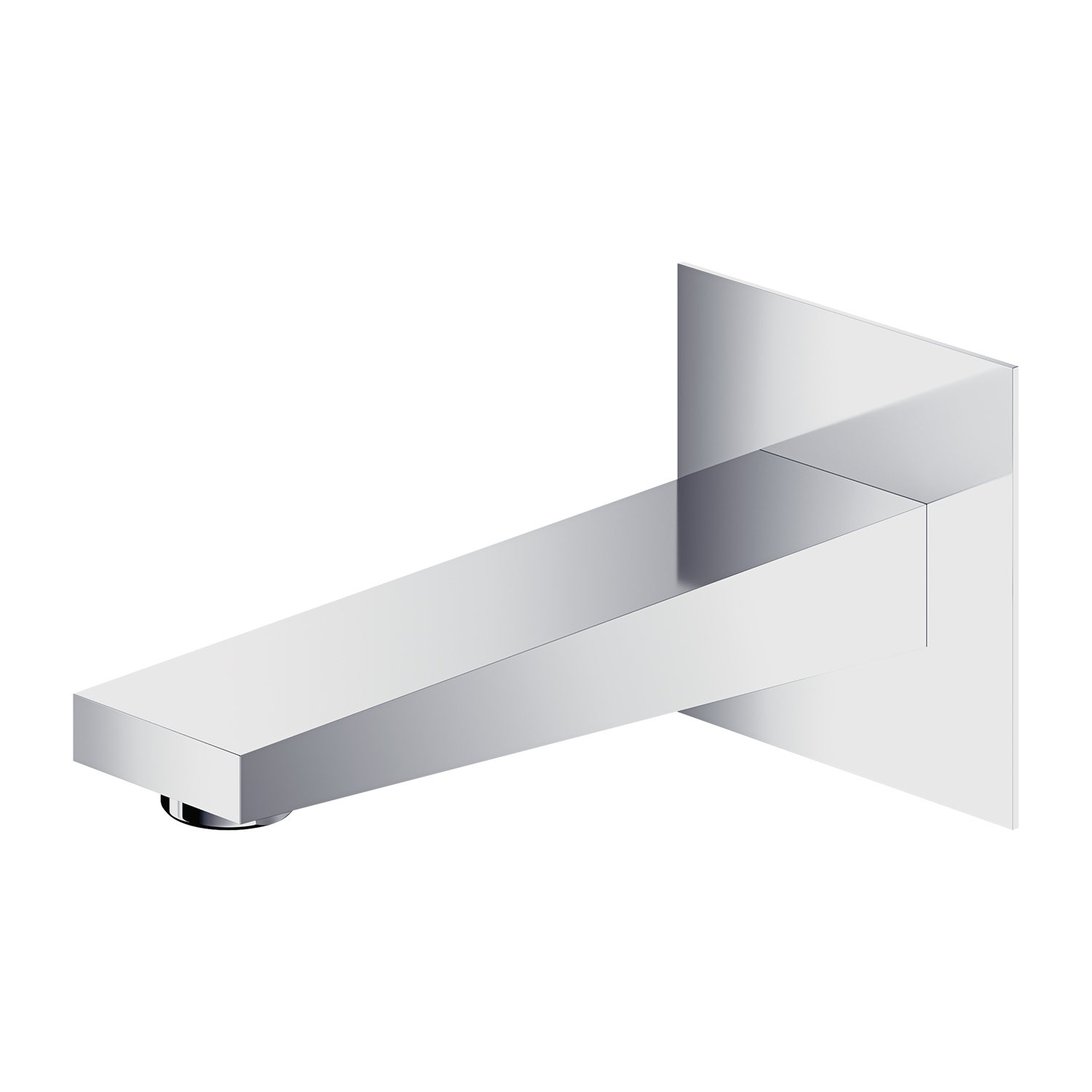 Pipa cada cu montare pe perete Omnires Fresh crom