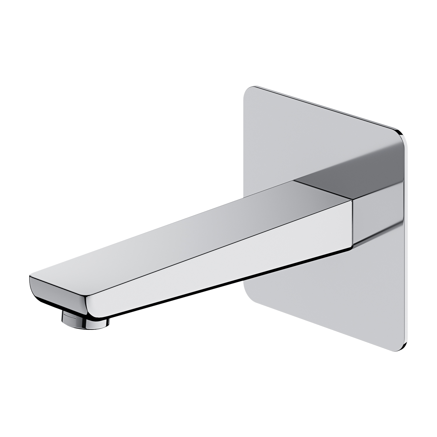 Pipa cada cu montare pe perete Omnires Parma crom