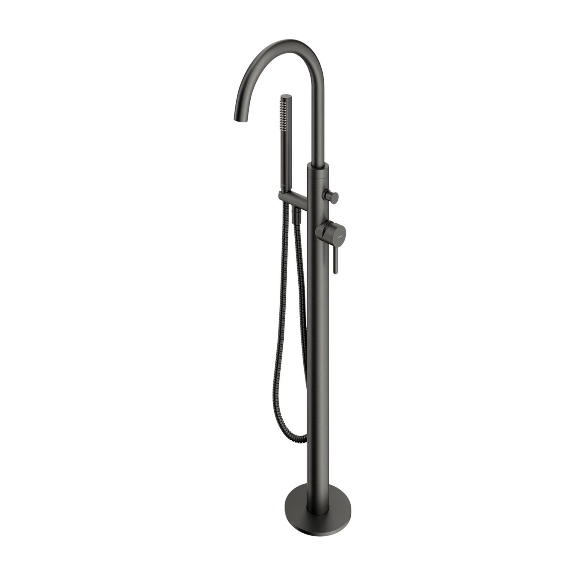 Baterie cada freestanding cu montaj pe pardoseala Omnires Y grafit