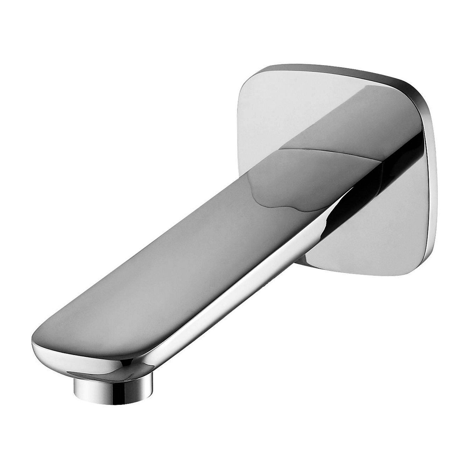 Pipa cada cu montare pe perete Omnires Hudson crom