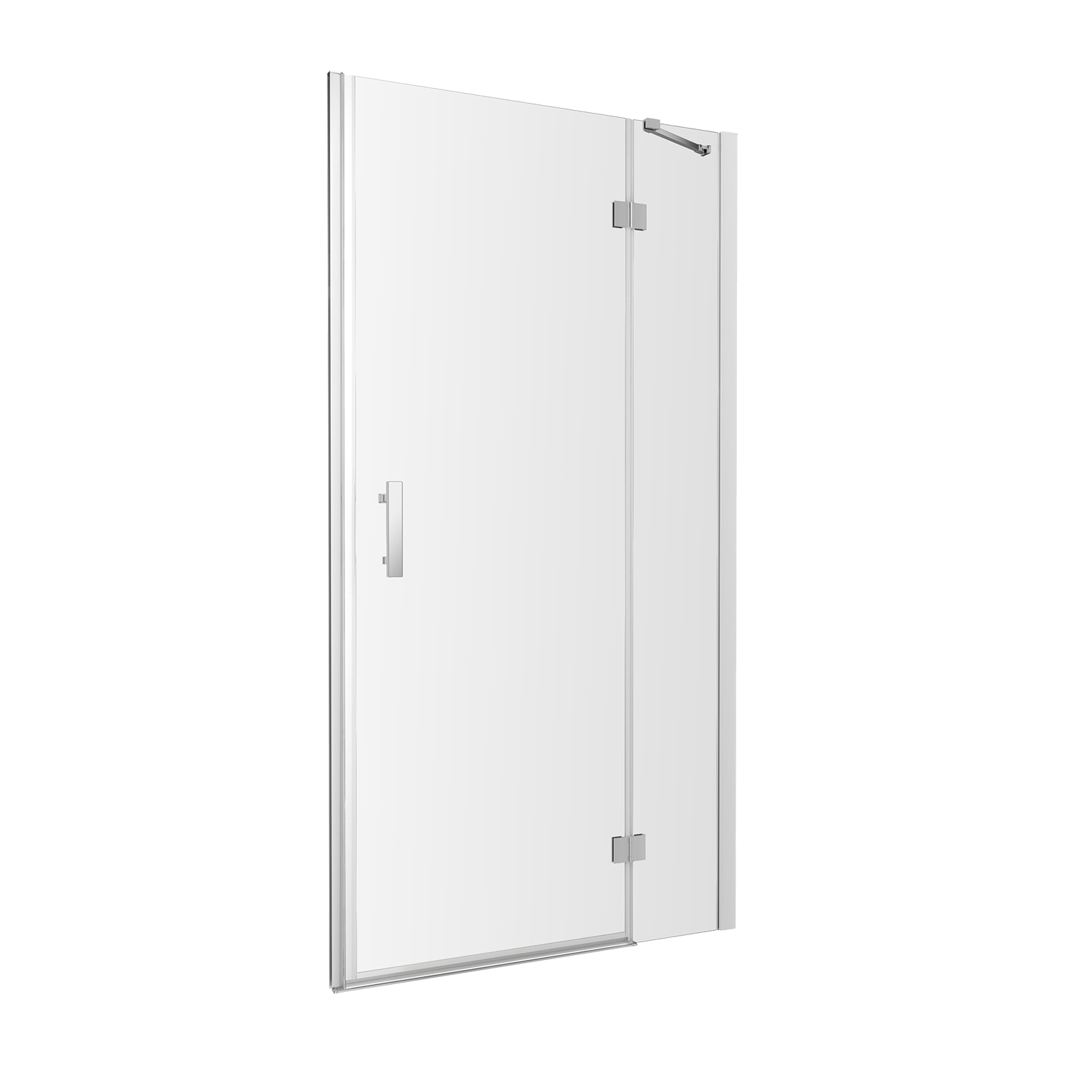 Usa de nisa batanta Omnires Manhattan 100 cm sticla 6 mm crom/transparent