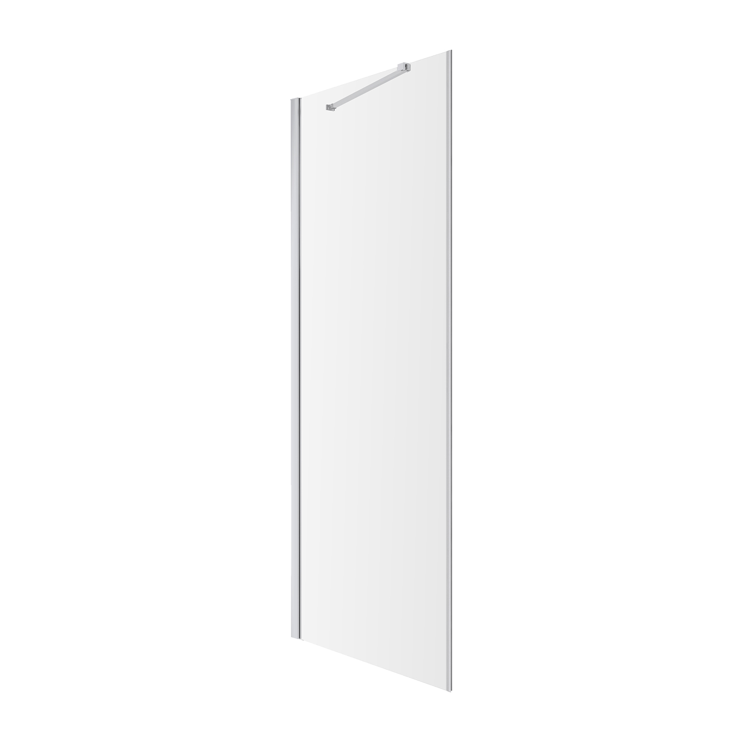 Paravan cabina de dus, perete lateral Omnires Manhattan 90 cm sticla 6 mm crom/transparent