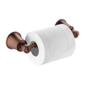 Suport hartie igienica Omnires Art Line cupru antic Accesorii toaletă Lavare.ro
