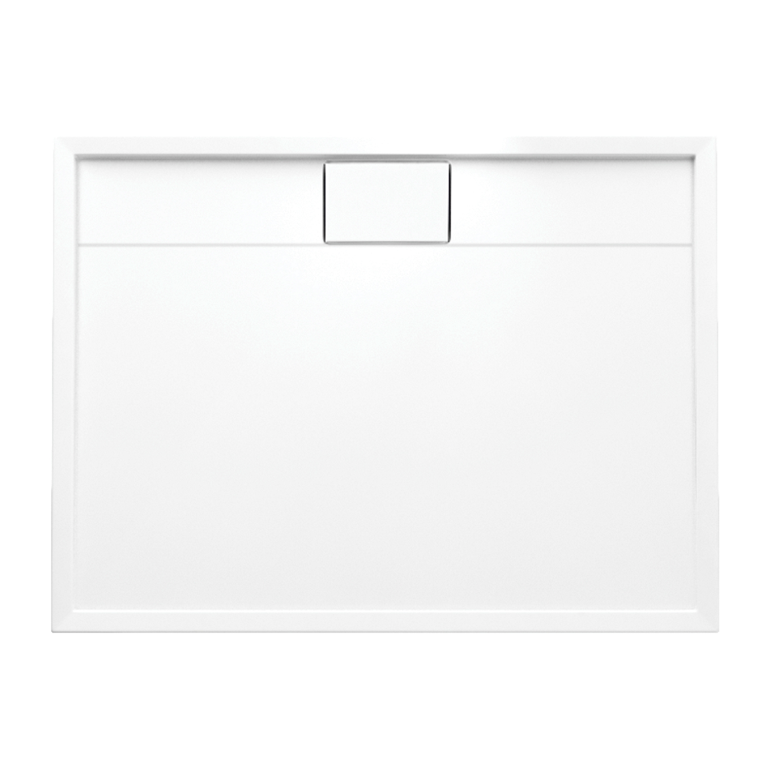 Cadita dus dreptunghiulara Omnires Brooklyn alb 80×100 cm