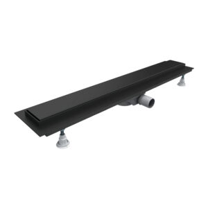 Set rigola pentru dus plus capac Omnires Lowfix 90 cm negru Rigole duş Lavare.ro