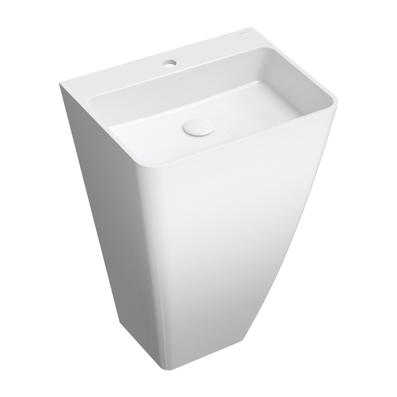 Lavoar freestanding Omnires Parma M+ alb 55 cm