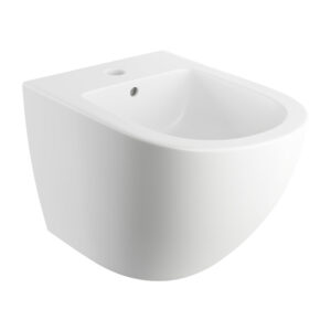 Bideu suspendat alb mat Omnires Ottawa 48.5×37 cm Vase WC și vase bideu Lavare.ro