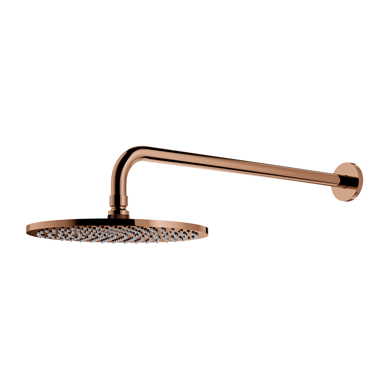 Para de dus cu suport fix Omnires Slimline cupru
