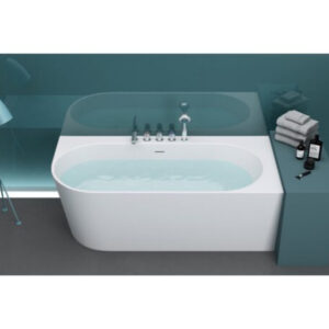 Cada freestanding din compozit Rune Hermod 170×80 cm montaj dreapta Căzi Freestanding Lavare.ro