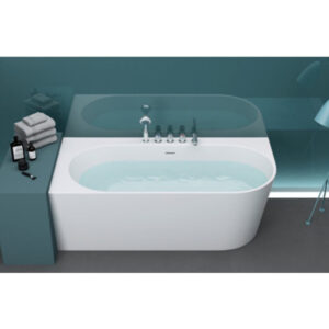 Cada freestanding din compozit Rune Hermod 170×80 cm montaj stanga Căzi Freestanding Lavare.ro