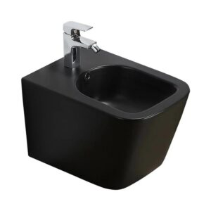 Bideu suspendat negru mat Rune Jord Vase WC și vase bideu Lavare.ro