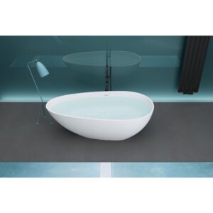 Cada freestanding din compozit Rune Mimir 150×78 cm Căzi Freestanding Lavare.ro