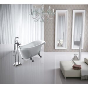 Cada freestanding Rune Retro Vanir 171 x 75 cm Căzi Freestanding Lavare.ro