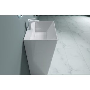 Lavoar freestanding din compozit Rune Hel 60 cm Lavoare Lavare.ro