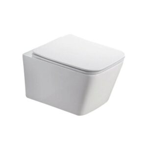 Vas wc suspendat rimless Rune Jord si capac slim softclose Vase WC și vase bideu Lavare.ro